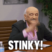 Bearded Man in Bandana and Black Leather Jacket
