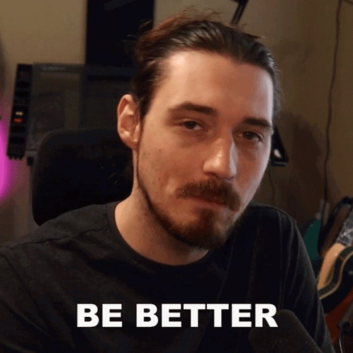 Bearded Man in Be Better Shirt