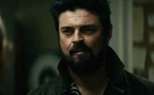 Bearded Man in Black Leather Jacket