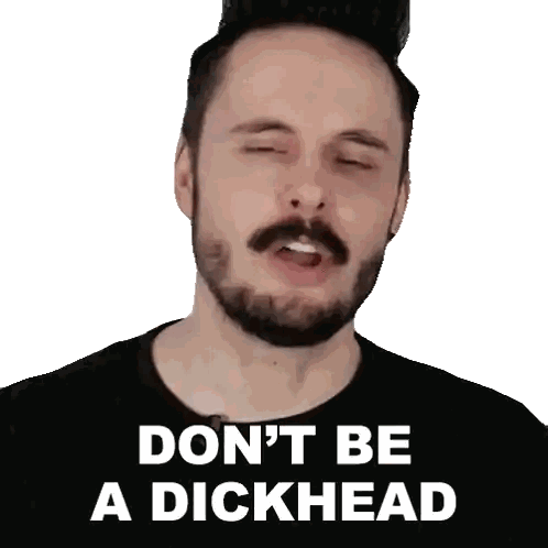 Bearded Man in Black Shirt