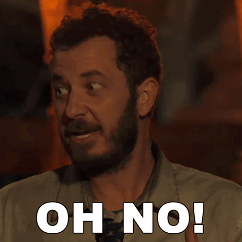 Bearded Man in Hammock Saying I Don't Know Where
