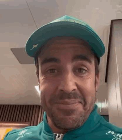Bearded Man In Hat Smiling GIF