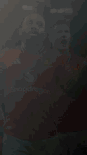 Bearded Man in Red Snapdragon Shirt