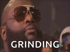 Bearded Man In Sunglasses Says Grinding Crowd GIF