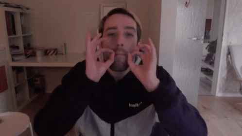 Bearded Man In Twitch Jacket GIF