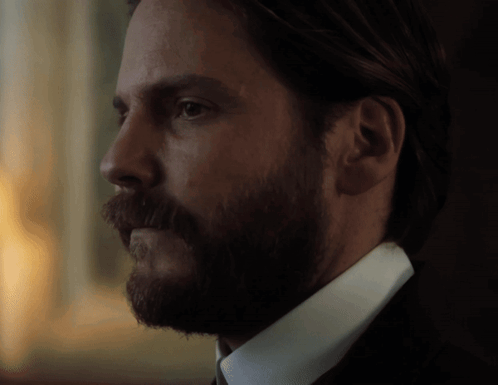 Bearded Man In White Shirt And Tie GIF