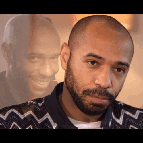 Bearded Man Making Funny Face