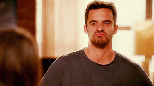 Bearded Man Making Funny Face