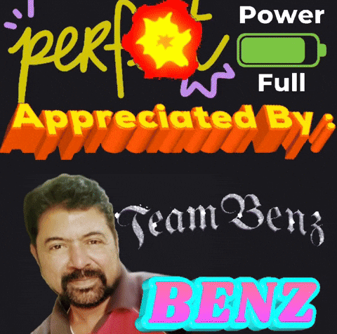Bearded Man Next to Power Full Sign