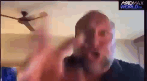 Bearded Man on Video Call with Madmax World