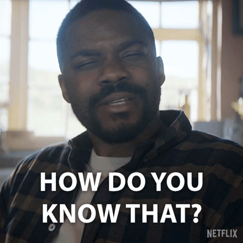 Bearded Man Saying How Do You Know That