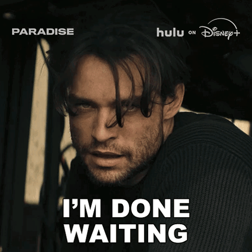 Bearded Man Saying I'm Done Waiting Disney Logo
