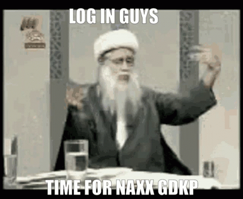 Bearded Man Saying Log In Guys Naxx GDKP