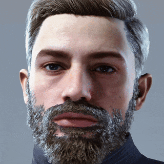 Bearded Man Saying Ya Damn Right Sistas Logo