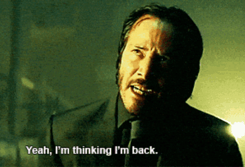 Bearded Man Saying Yeah I'm Thinking I'm Back GIF