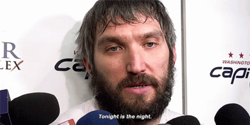 Bearded Man Says Tonight Is the Night Washington Capitals