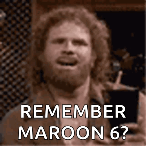 Bearded Man Singing Remember Maroon 6