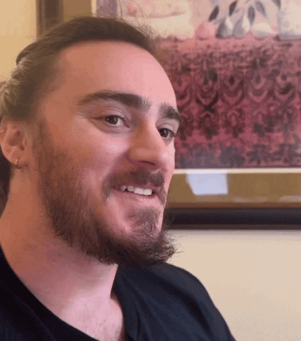 Bearded Man Smiling