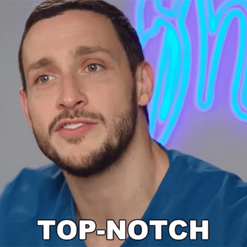 Bearded Man Smiling Top-Notch