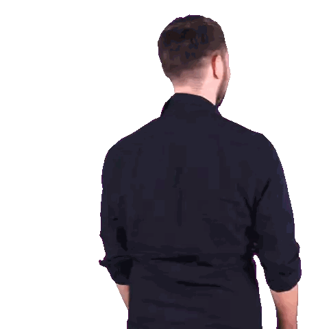 Bearded Man Smiling with Crossed Arms