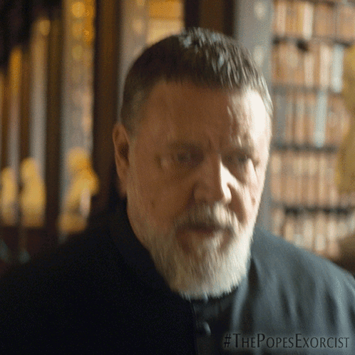 Bearded Man #Thepopesexorcist GIF