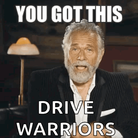 Bearded Man Thumbs Up You Got This Drive Warriors GIF