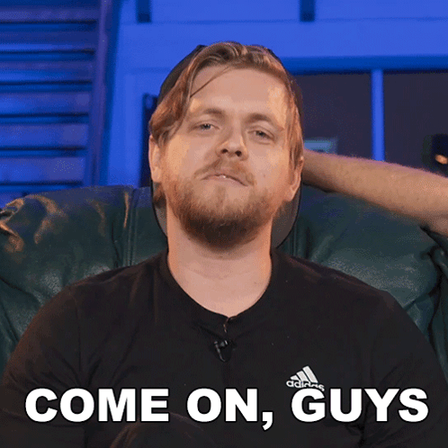 Bearded Man Wearing Black Adidas Shirt
