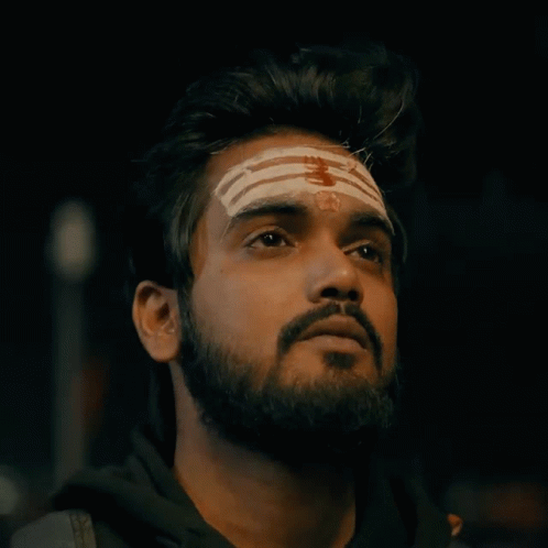 Bearded Man with Head Bandage