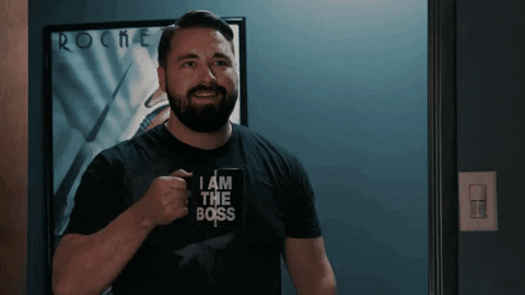 Bearded Man With Noice Cup Of Coffee GIF