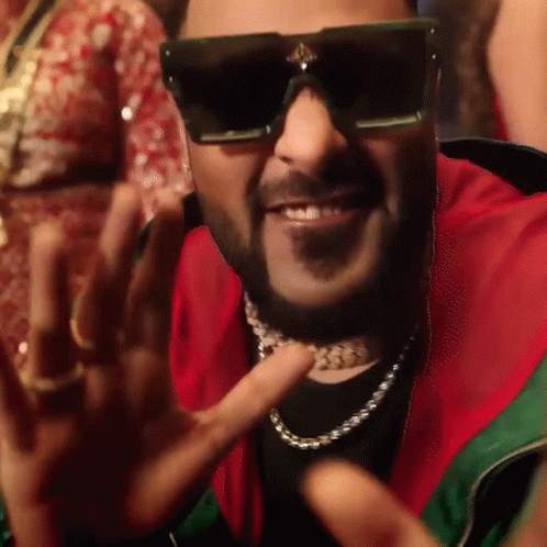 Bearded Man With Sunglasses And Gold Chain GIF