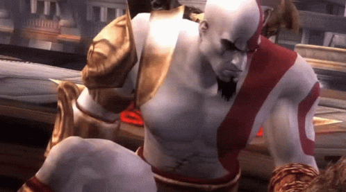 Bearded Video Game Character and Man