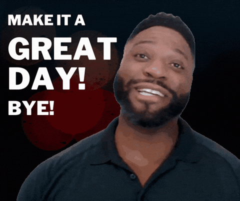 Beared Man Wishing You Have A Great First Day GIF