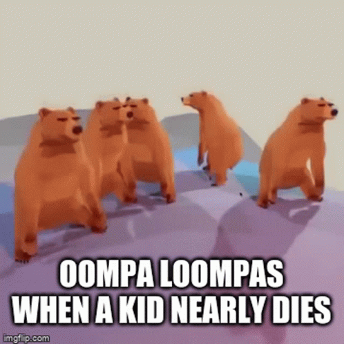 Bears Doing Oompa Loompa Dance GIF
