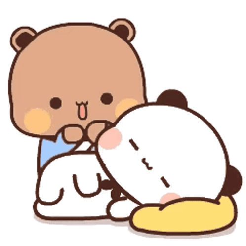 Bears Laying on Top of Each Other on Bed
