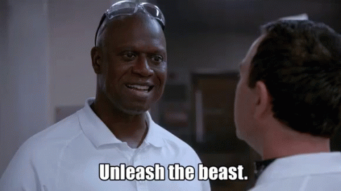 Brooklyn 99 Unleash The Beast Mode GIF