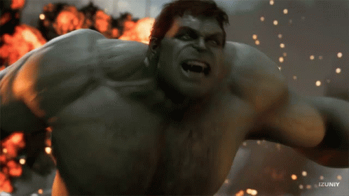 Hulk Entering Beast Mode GIF