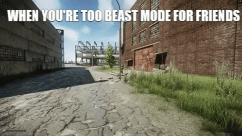 When Youre Too Beast Mode For Friends GIF