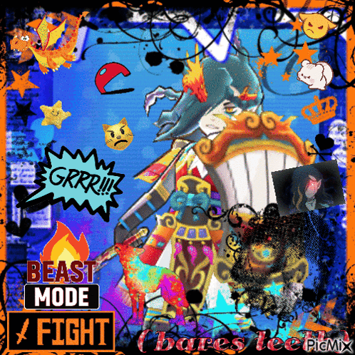 Beast Mode Fight Poster