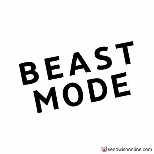 Beast Mode Logo Red and Black