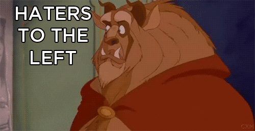 Beast Points Haters To Go Left GIF