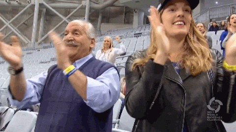 Beat La Ecstatic Fans Clapping GIF