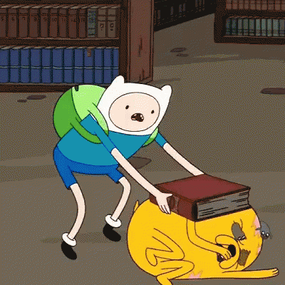 Finn Beat Up Jake The Dog Adventure Time GIF