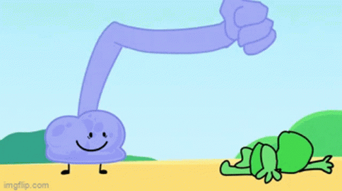 Kettle Beat Up Creature On Ground GIF