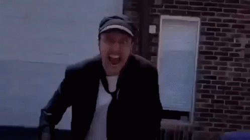 Crazy Guy Beats Up The Camera GIF