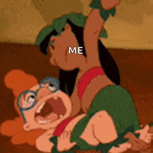 Beating Up Beating Up Lilo Gif GIF