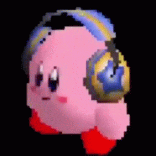 Beating Up Kirby Dancing GIF