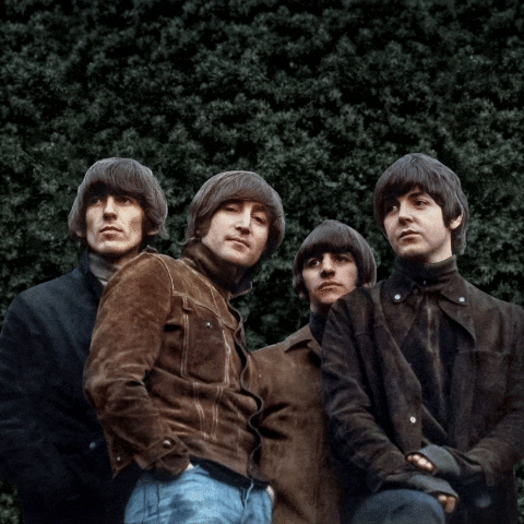 Beatles Fav Four Album Cover GIF