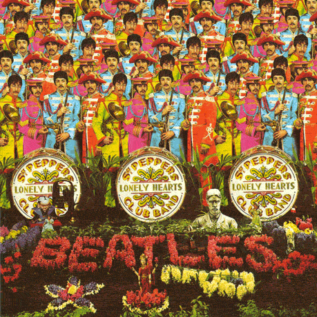 Beatles Lonely Hearts Club Band Album Cover GIF