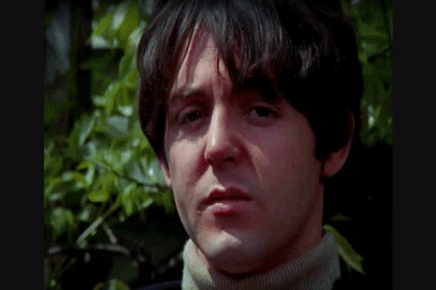 Beatles Paul George John Ringo Close Up GIF
