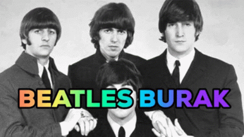 Beatles Poster Saying Beatles Burak